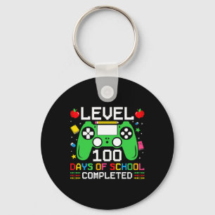 100 Tage Schule abgeschlossen Gaming Kleinkind Jun Schlüsselanhänger