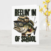 100 Tage Schule angeln Karte (Gelbe Blume)