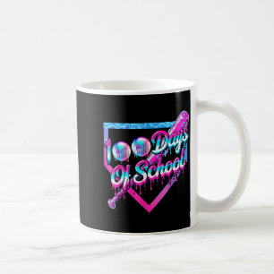 100 Tage Schule Baseball 100. Tag Eiscreme Bo Kaffeetasse