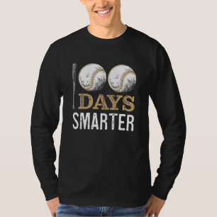 100 Tage Schule Baseball-Junge Spaß-Feier St T-Shirt