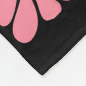 100 Tage Schule Bleistift Blumenbogen Meilenstein Fleecedecke (Ecke)