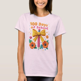 100 Tage Schule - Blumenstiftentwurf T-Shirt