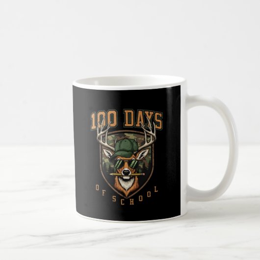 100-Tage-Schule Buck Hunter Tarn-Mug Kaffeetasse (Rechts)