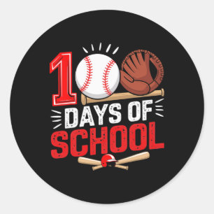 100 Tage Schule Bysebyll 100. Tag Schüler Kinder Runder Aufkleber