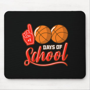 100 Tage Schule Bysketbyll Jungs Lehrer 100th D Mousepad