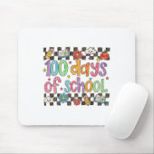 100 Tage Schule Crayon Handschriftstil Lehrer Mousepad (Mit Mouse)