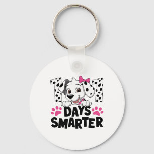 100 Tage Schule Dalmatianer Hund Jungen Kinder 100 Schlüsselanhänger