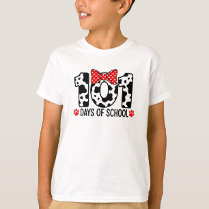 100 Tage Schule Dalmatiner-Hund-Junge Kind 100. Ta T-Shirt