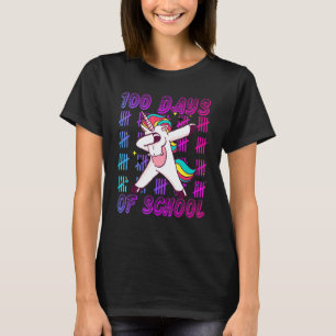 100 Tage Schule Einhorn Lehrer Erzieher Schule T-Shirt