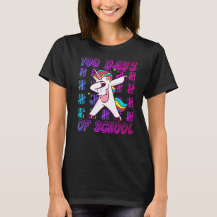 100 Tage Schule Einhorn Lehrer Erzieher Schule T-Shirt