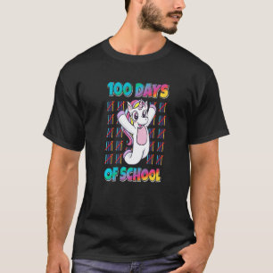 100 Tage Schule Einhorn Lehrer Erzieher Schule T-Shirt