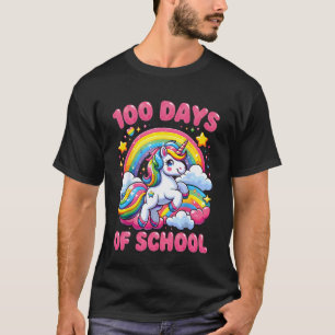 100 Tage Schule Einhorn Mädchen Lehrer 100. Tag T-Shirt