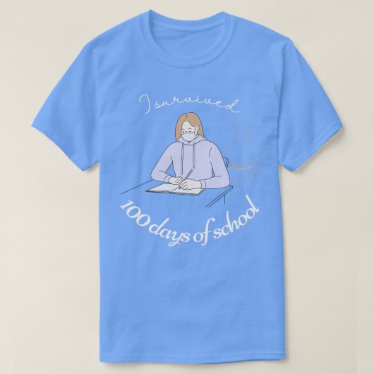 100 Tage Schule Einhundert Tage Lehrerschule T-Shirt (Design vorne)