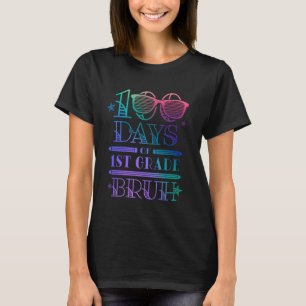 100 Tage Schule Erstklässler Schüler Lehrer 10 T-Shirt
