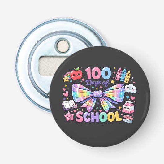 100 Tage Schule  Flaschenöffner (Vorderseite)