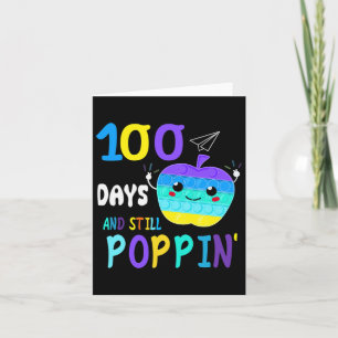 100 Tage Schule für Fidget Popit Liebhaber Boys Gi Karte
