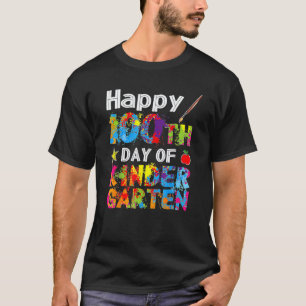 100 Tage Schule Für Kinder Jungen Kindergarten Leh T-Shirt