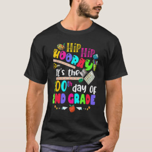 100 Tage Schule Für Kinder Jungen Lehrer 2. Klasse T-Shirt