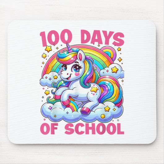 100 Tage Schule für Kinder Lehrer 100. Mousepad (Vorne)