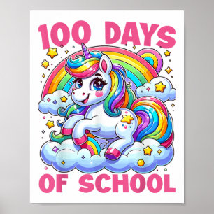 100 Tage Schule für Kinder Lehrer 100. Poster