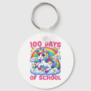 100 Tage Schule für Kinder Lehrer 100. Schlüsselanhänger