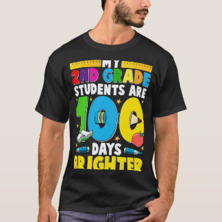 100 Tage Schule für Lehrer der 2. Klasse T-Shirt