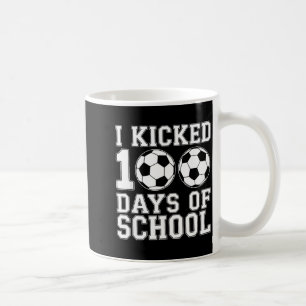 100 Tage Schule Fußball Jungen Kinder 100. Tag der Kaffeetasse