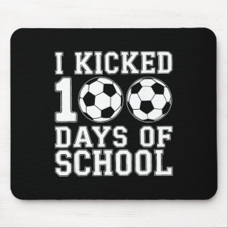 100 Tage Schule Fußball Jungen Kinder 100. Tag der Mousepad