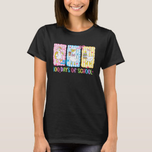 100 Tage Schule Gans Kokette Schleife 100. Tag Te T-Shirt