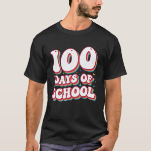 100 Tage Schule Glücklicher 100. Schultag Unterric T-Shirt