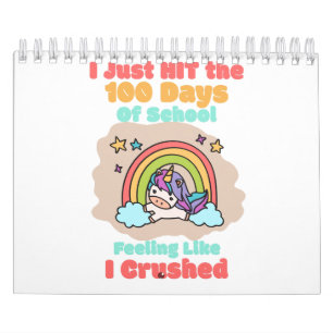 100-Tage-Schule, ich habe nur geschlagen und zerdr Kalender