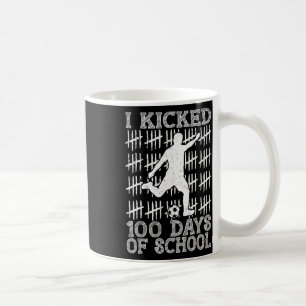 100 Tage Schule Ich kickte Fußball 100. Tag der Sc Kaffeetasse