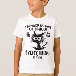 100 Tage Schule ist es schön im schönen alles ist T-Shirt