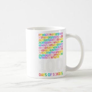 100 Tage Schule Jungen Mädchen Kinder Mathe Lehrer Kaffeetasse