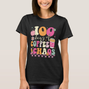 100 Tage Schule Kaffeeliebhaber 100. Tag der Schul T-Shirt