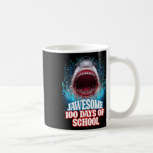 100 Tage Schule Kinder Erwachsene großen weißen Ha Kaffeetasse