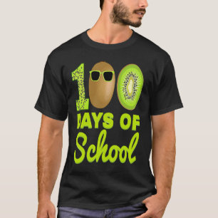 100 Tage Schule Kiwi Lustige Lebensmittel Fruchtli T-Shirt