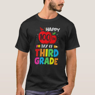 100 Tage Schule Lehrer Mädchen Jungen Dritte Klass T-Shirt