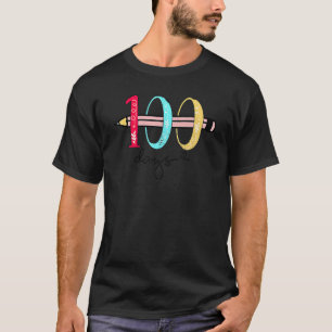 100 Tage Schule Lehrer Schüler 100. Tag T-Shirt