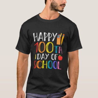 100 Tage Schule Lehrer und Schüler T-Shirt