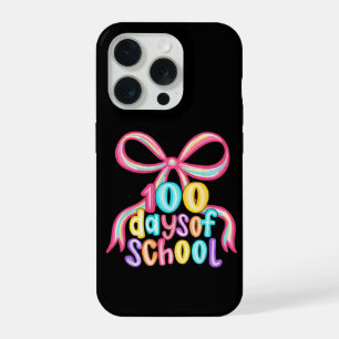 100 Tage Schule Leopardenschleifen Bleistift  iPhone 15 Pro Hülle