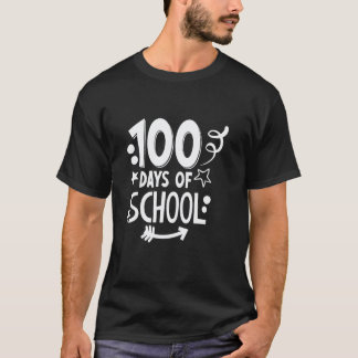 100 Tage Schule Lustiger Dalmatiner Kinder Lehrer  T-Shirt
