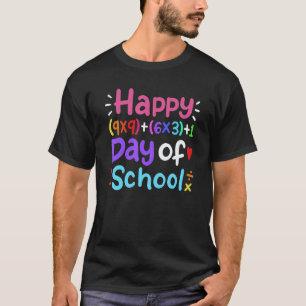 100 Tage Schule Mathematik Lehrer Student T-Shirt