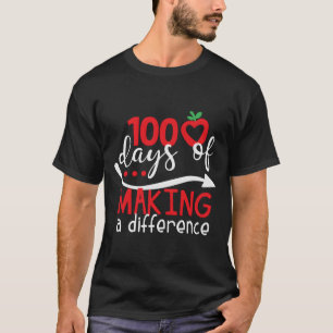 100 Tage Schule mit einem Unterschied T-Shirt