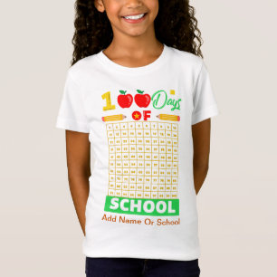 100 Tage Schule mit einer lustigen Zählung feiern T-Shirt