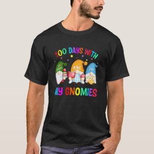 100 Tage Schule mit meinen Gnomies Lustiger Lehrer T-Shirt