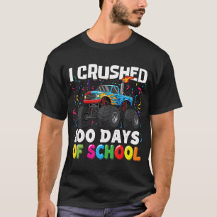 100 Tage Schule Monstertruck 100. Schultag T-Shirt