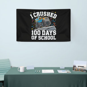 100 Tage Schule Monstertruck 100. Tag Schule Banner