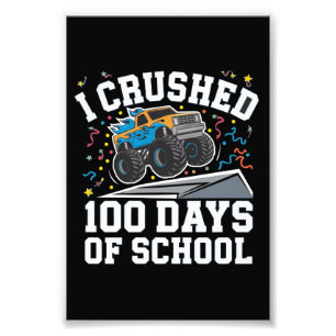 100-Tage-Schule-Monstertruck 100. Tag Schule Fotodruck