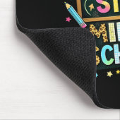 100 Tage Schule Nächste Station Mittelschule Junge Mousepad (Ecke)